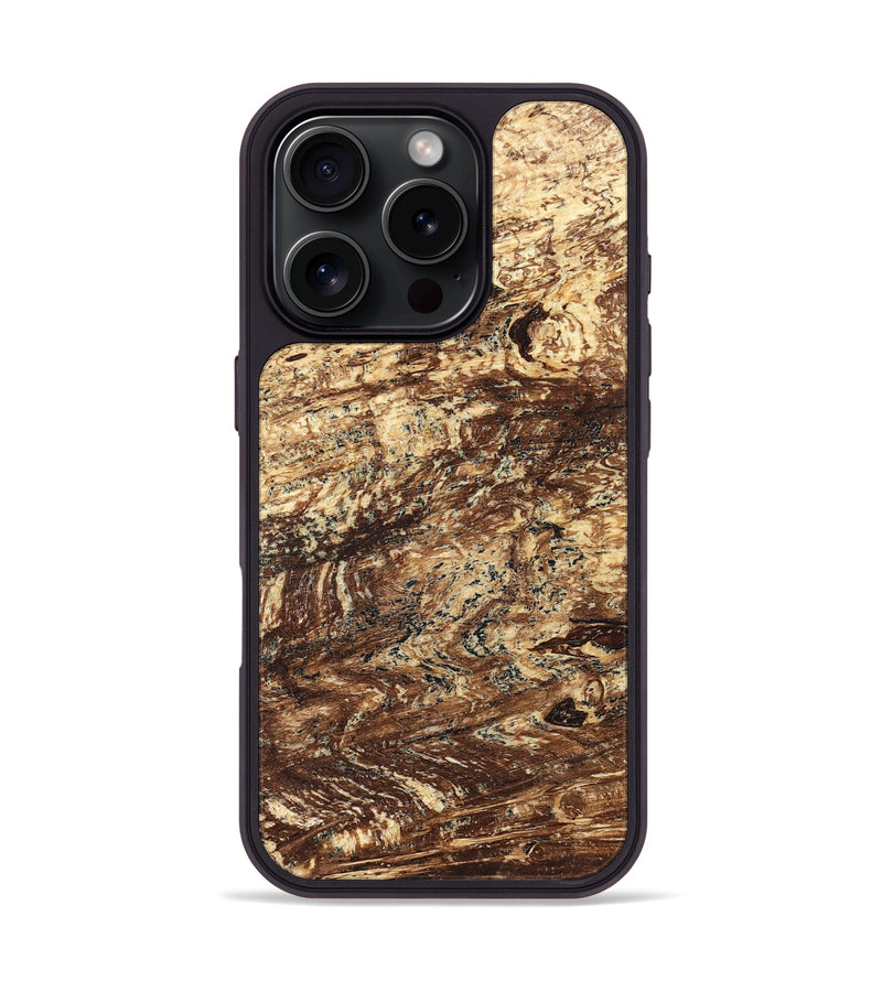 iPhone 16 Pro Wood Phone Case - Jon (Wood Burl, 824284)