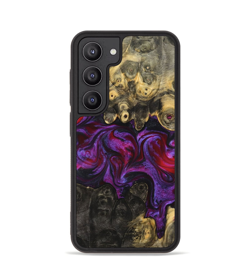Galaxy S23 Wood Phone Case - Elvis (Purple, 824288)