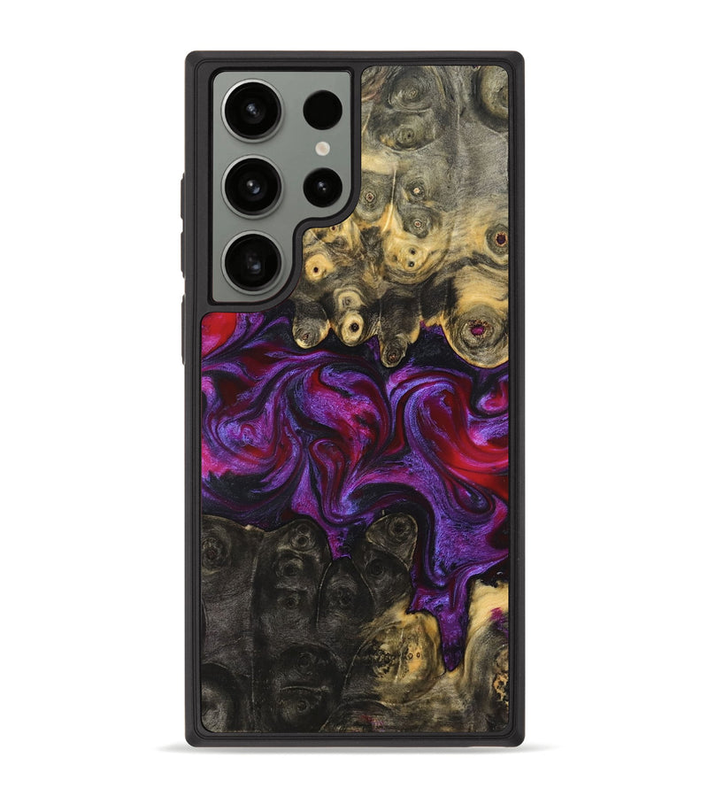 Galaxy S23 Ultra Wood Phone Case - Elvis (Purple, 824288)