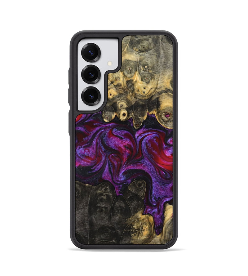 Galaxy S25 Wood Phone Case - Elvis (Purple, 824288)