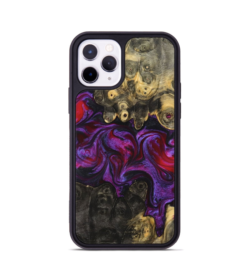 iPhone 11 Pro Wood Phone Case - Elvis (Purple, 824288)