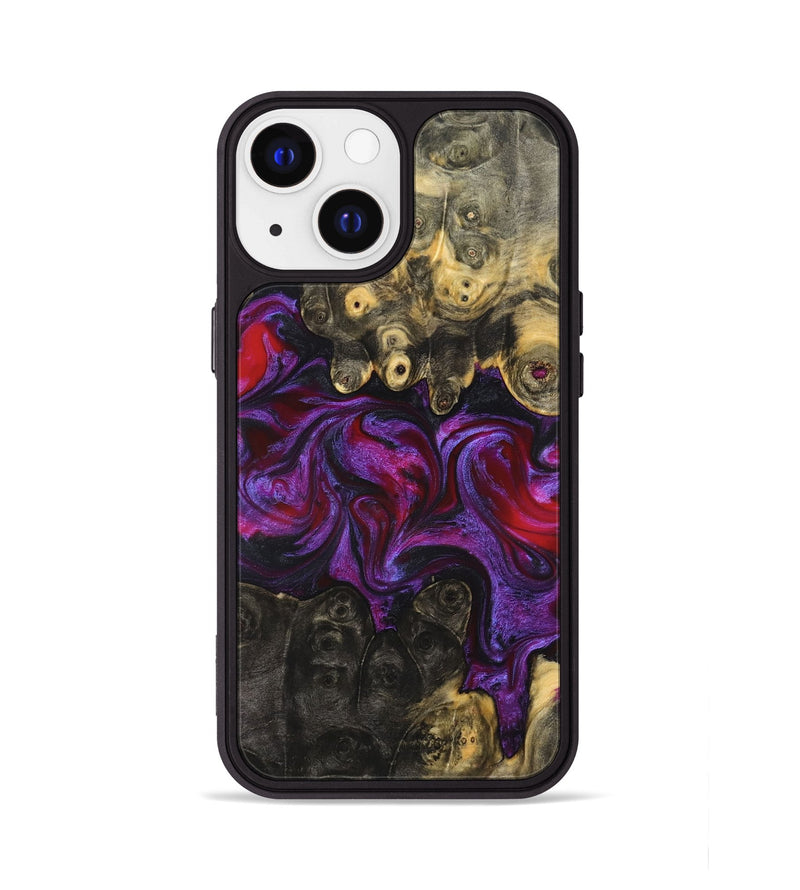 iPhone 13 Wood Phone Case - Elvis (Purple, 824288)