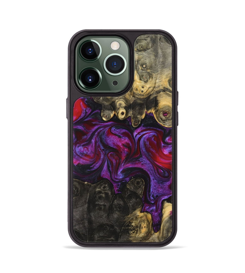 iPhone 13 Pro Wood Phone Case - Elvis (Purple, 824288)