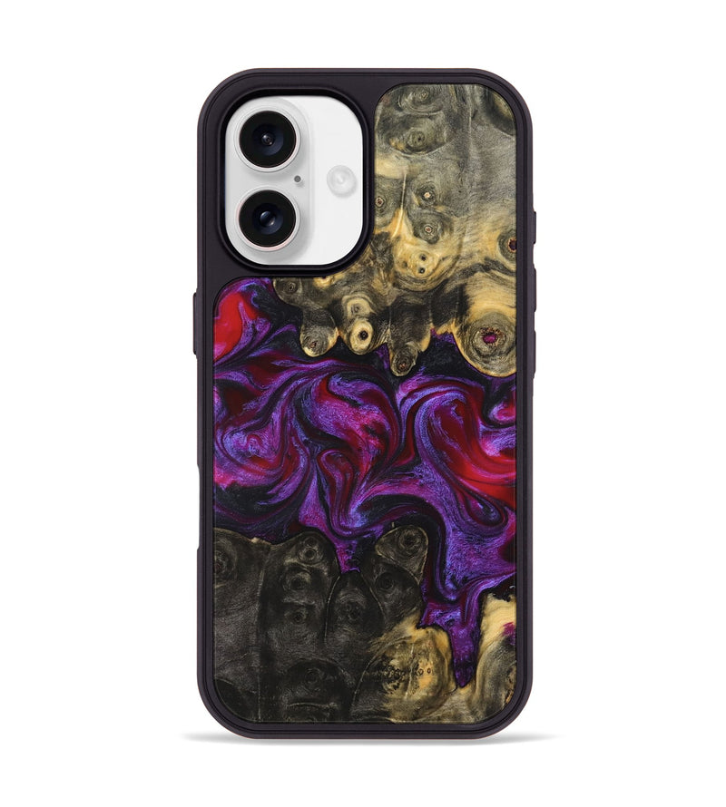 iPhone 17 Wood Phone Case - Elvis (Purple, 824288)
