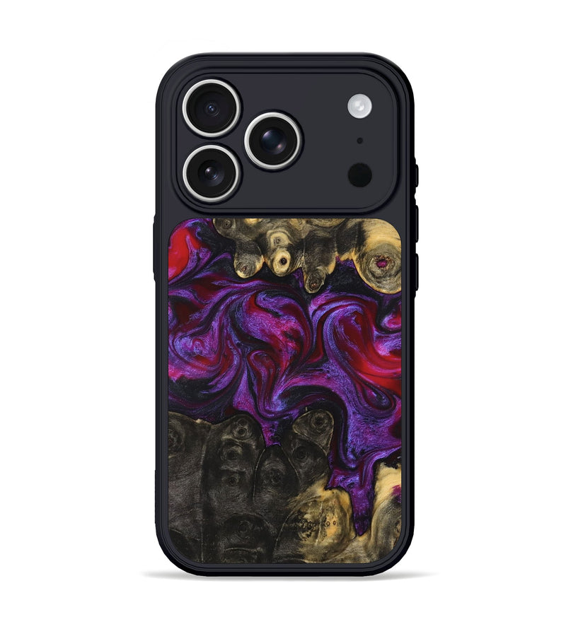iPhone 17 Pro Wood Phone Case - Elvis (Purple, 824288)