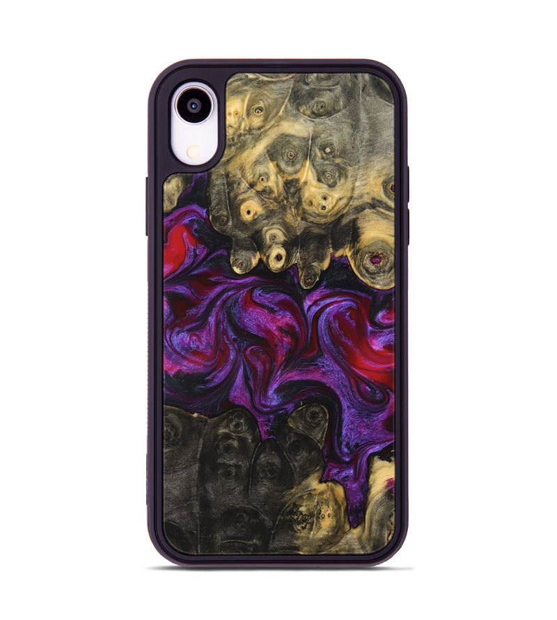 iPhone Xr Wood Phone Case - Elvis (Purple, 824288)