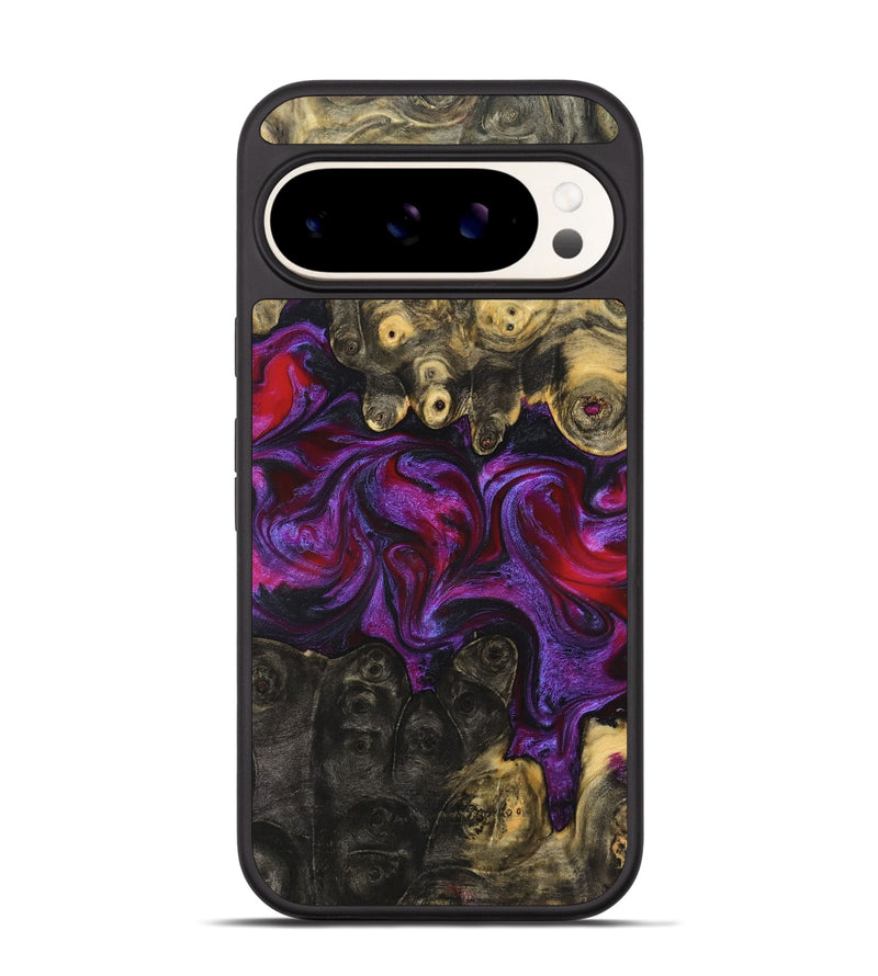 Pixel 9 Pro Wood Phone Case - Elvis (Purple, 824288)