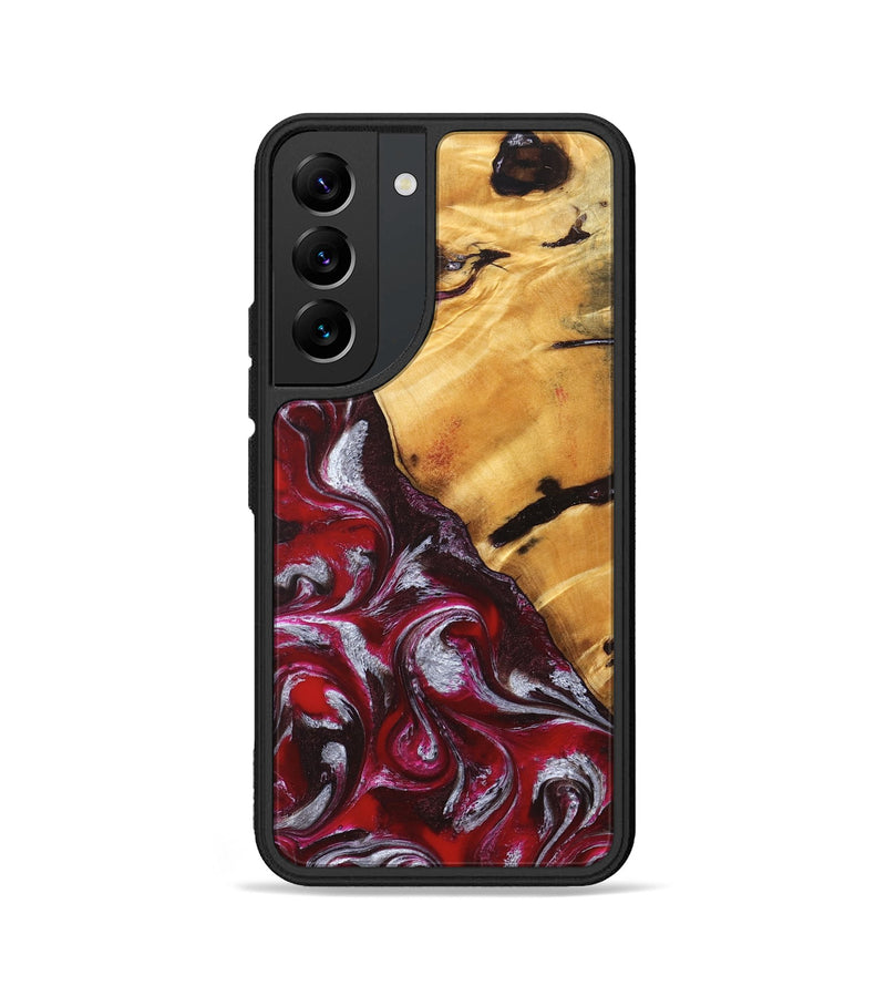 Galaxy S22 Wood Phone Case - Aurelia (Red, 824290)