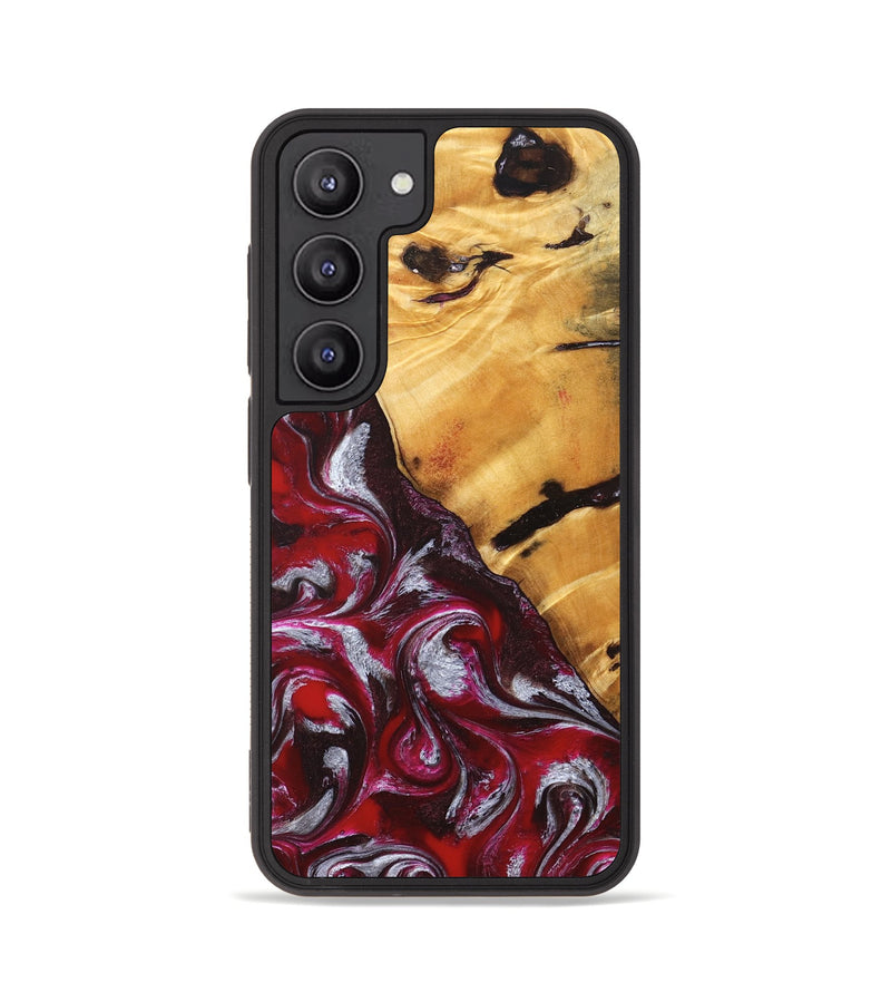 Galaxy S23 Wood Phone Case - Aurelia (Red, 824290)