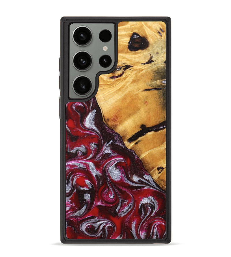 Galaxy S23 Ultra Wood Phone Case - Aurelia (Red, 824290)