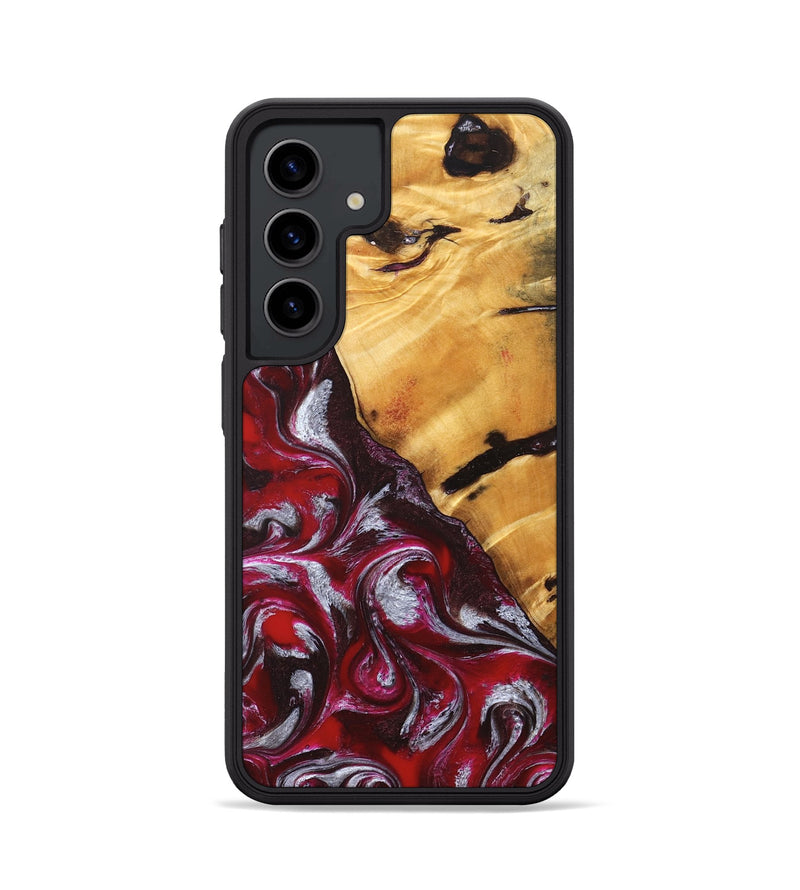 Galaxy S24 Wood Phone Case - Aurelia (Red, 824290)