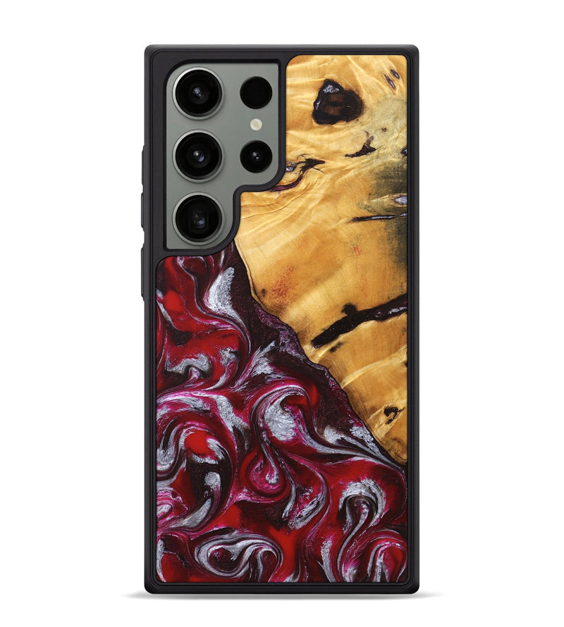 Galaxy S24 Ultra Wood Phone Case - Aurelia (Red, 824290)