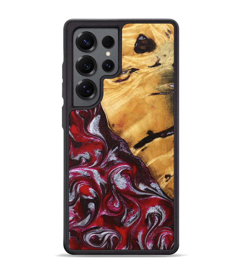 Galaxy S25 Ultra Wood Phone Case - Aurelia (Red, 824290)