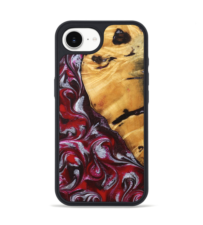 iPhone 17e Wood Phone Case - Aurelia (Red, 824290)