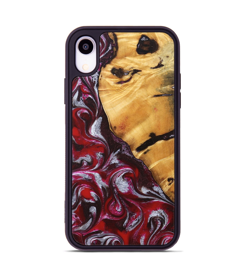 iPhone Xr Wood Phone Case - Aurelia (Red, 824290)
