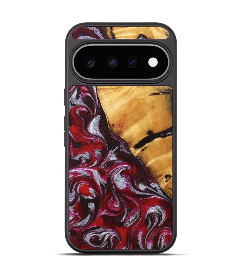 Pixel 11 Wood Phone Case - Aurelia (Red, 824290)