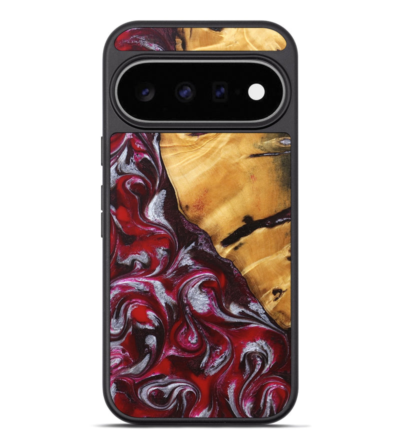 Pixel 11 Pro XL Wood Phone Case - Aurelia (Red, 824290)