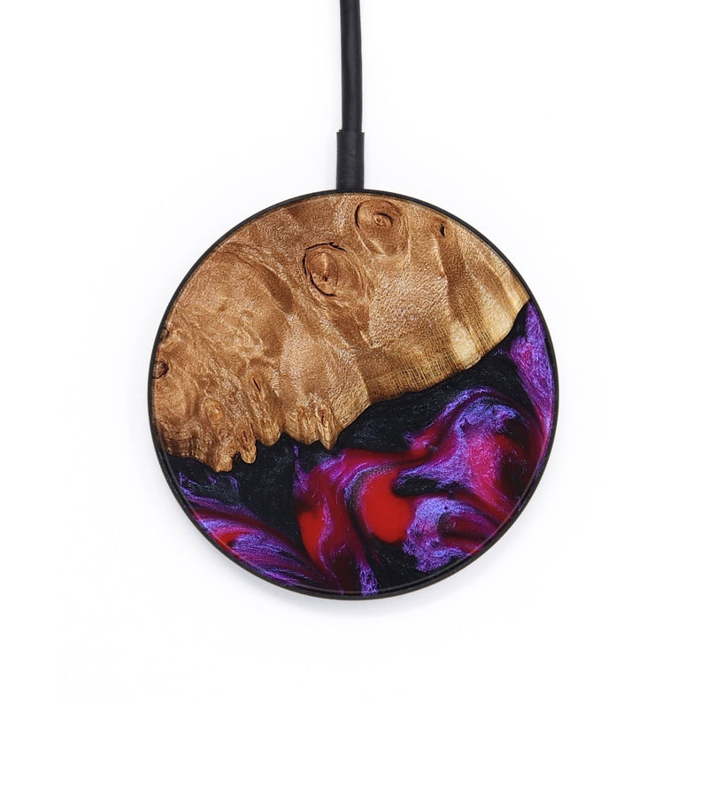Circle Wood Wireless Charger - Joy (Red, 824291)