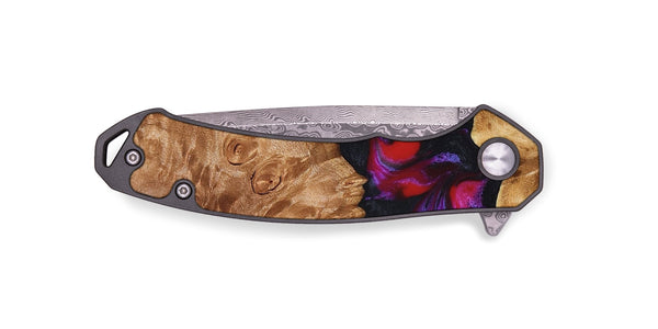 EDC Wood Pocket Knife - Joy (Red, 824291)