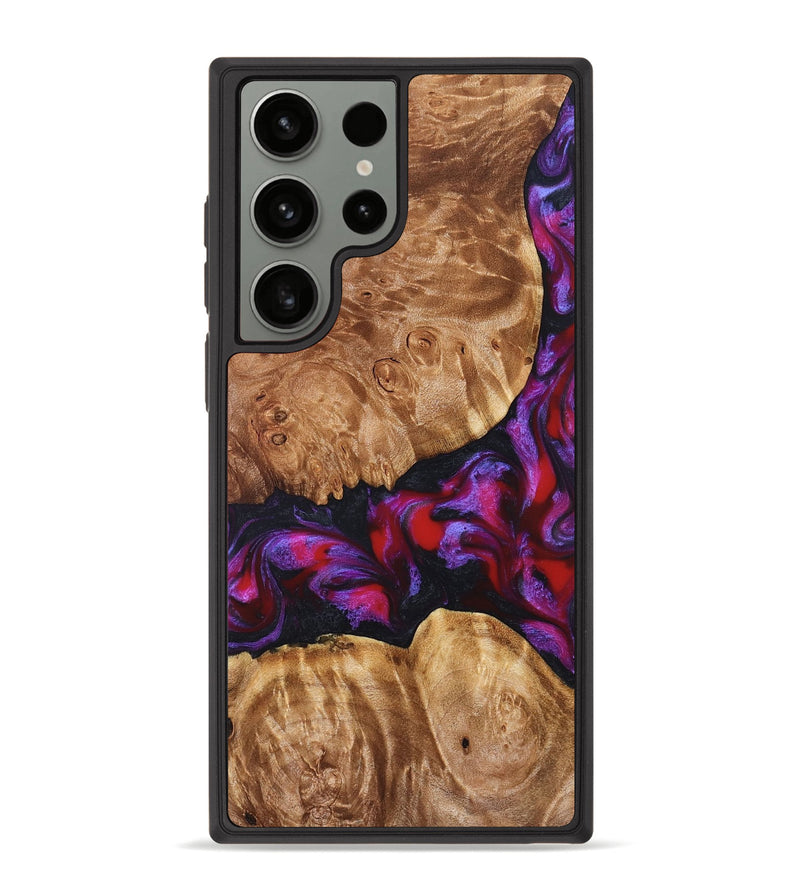 Galaxy S23 Ultra Wood Phone Case - Joy (Red, 824291)