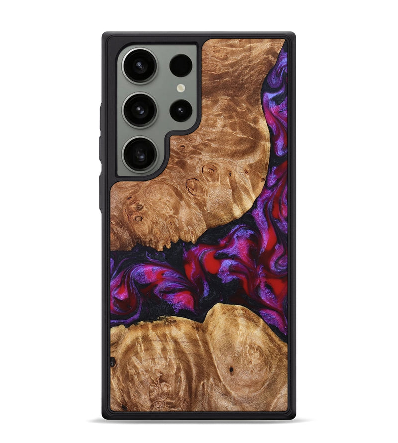 Galaxy S24 Ultra Wood Phone Case - Joy (Red, 824291)
