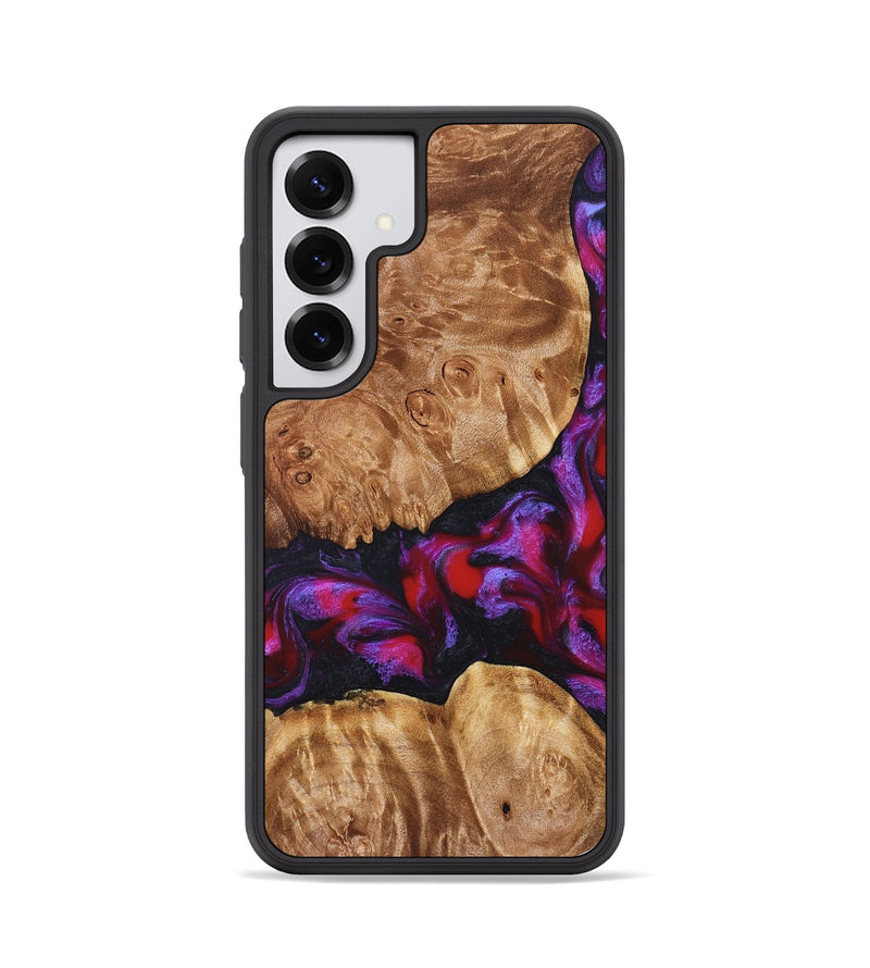 Galaxy S25 Wood Phone Case - Joy (Red, 824291)