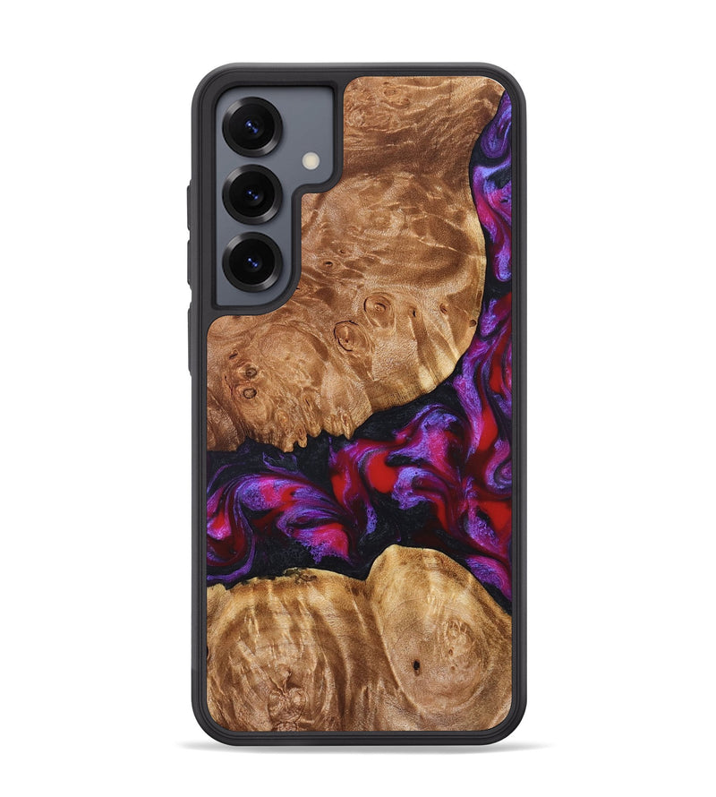 Galaxy S25 Plus Wood Phone Case - Joy (Red, 824291)