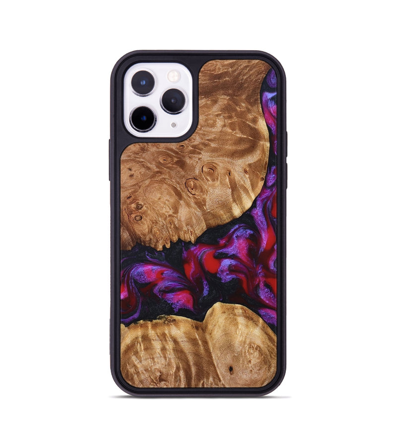 iPhone 11 Pro Wood Phone Case - Joy (Red, 824291)