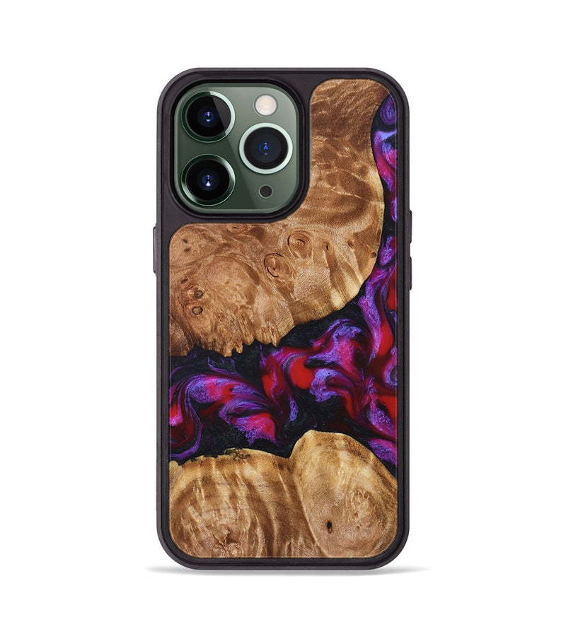 iPhone 13 Pro Wood Phone Case - Joy (Red, 824291)