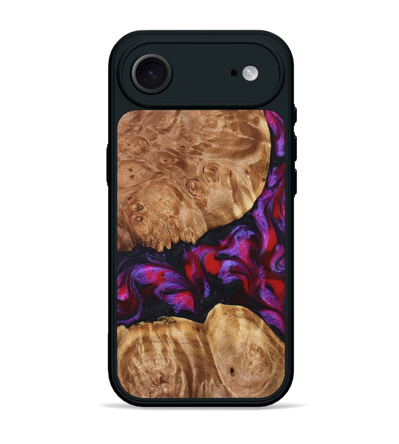 iPhone 17 Air Wood Phone Case - Joy (Red, 824291)