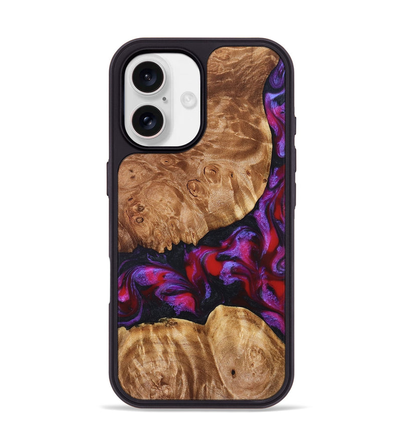 iPhone 17 Wood Phone Case - Joy (Red, 824291)