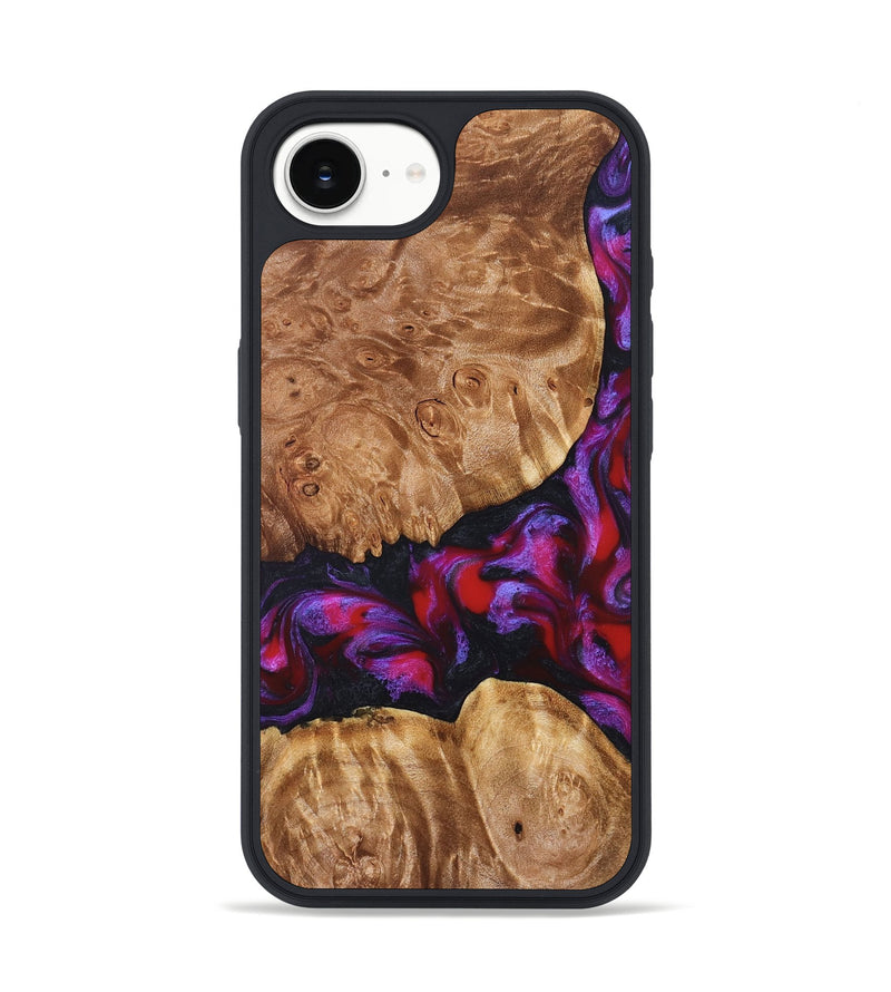 iPhone 17e Wood Phone Case - Joy (Red, 824291)
