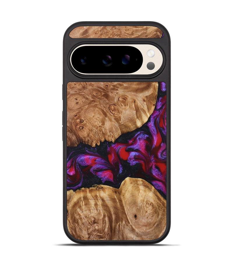 Pixel 10 Wood Phone Case - Joy (Red, 824291)