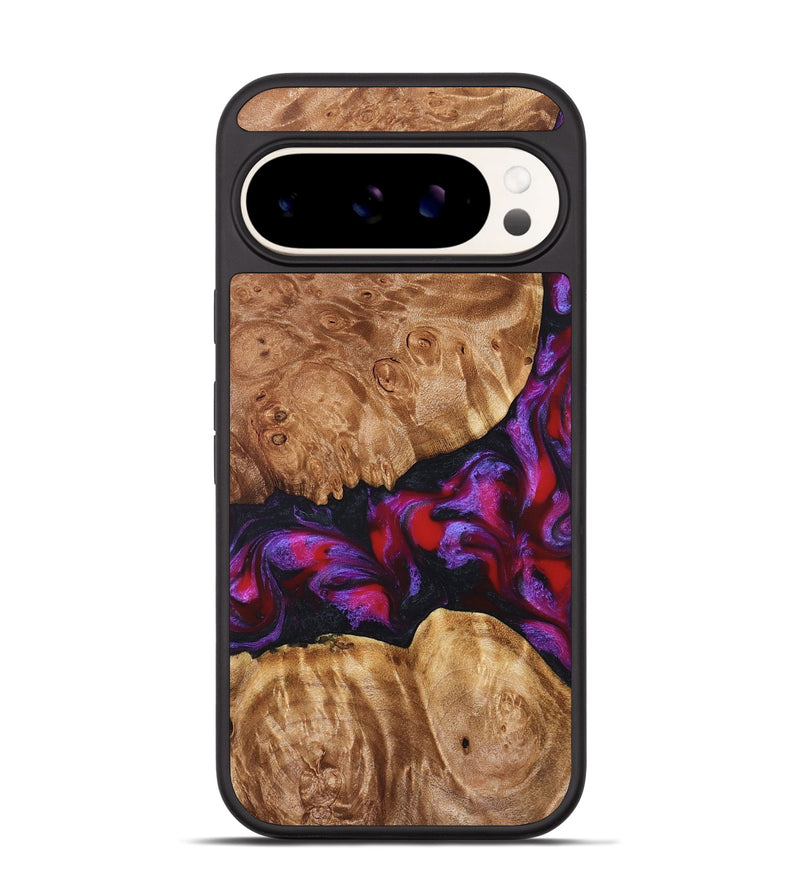 Pixel 9 Pro Wood Phone Case - Joy (Red, 824291)