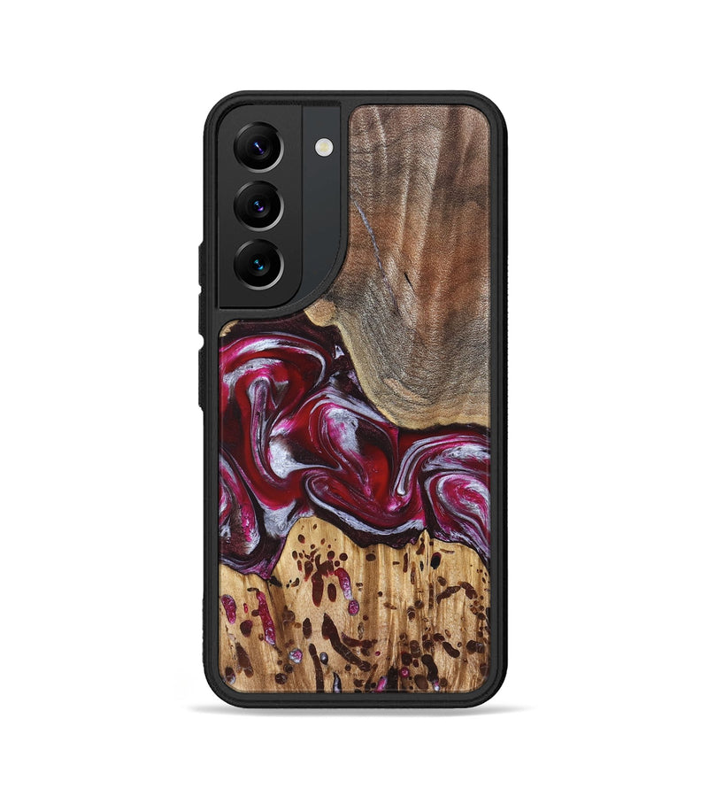 Galaxy S22 Wood Phone Case - Krysten (Red, 824293)
