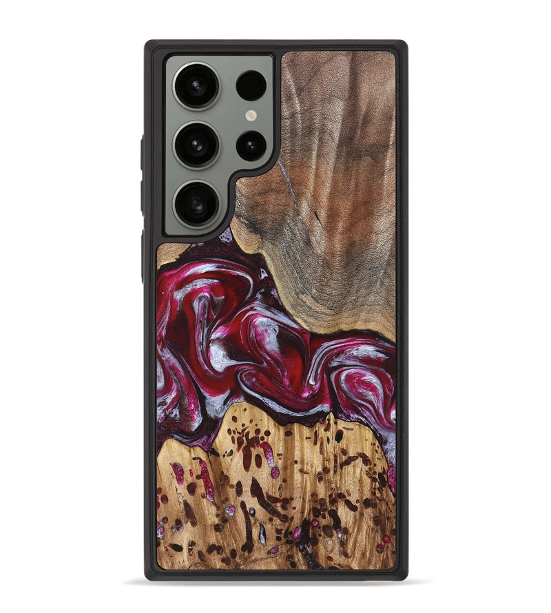 Galaxy S23 Ultra Wood Phone Case - Krysten (Red, 824293)