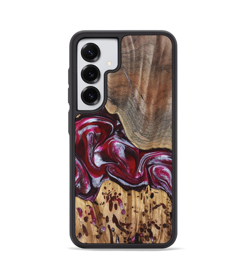 Galaxy S25 Wood Phone Case - Krysten (Red, 824293)