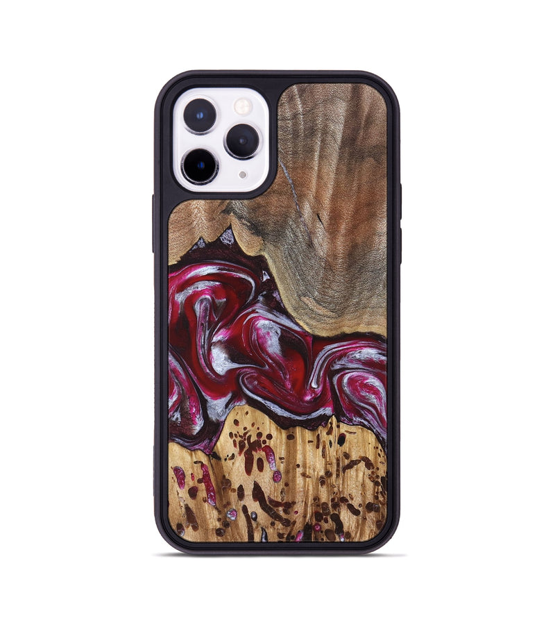 iPhone 11 Pro Wood Phone Case - Krysten (Red, 824293)