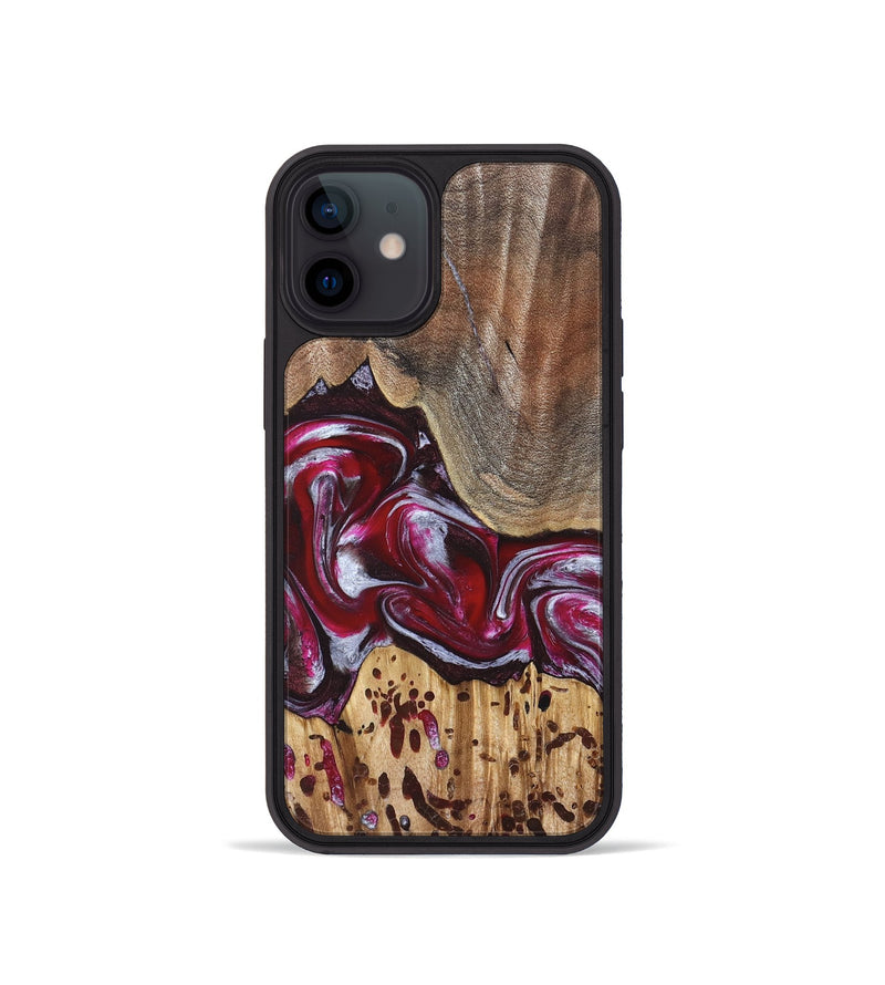 iPhone 12 mini Wood Phone Case - Krysten (Red, 824293)