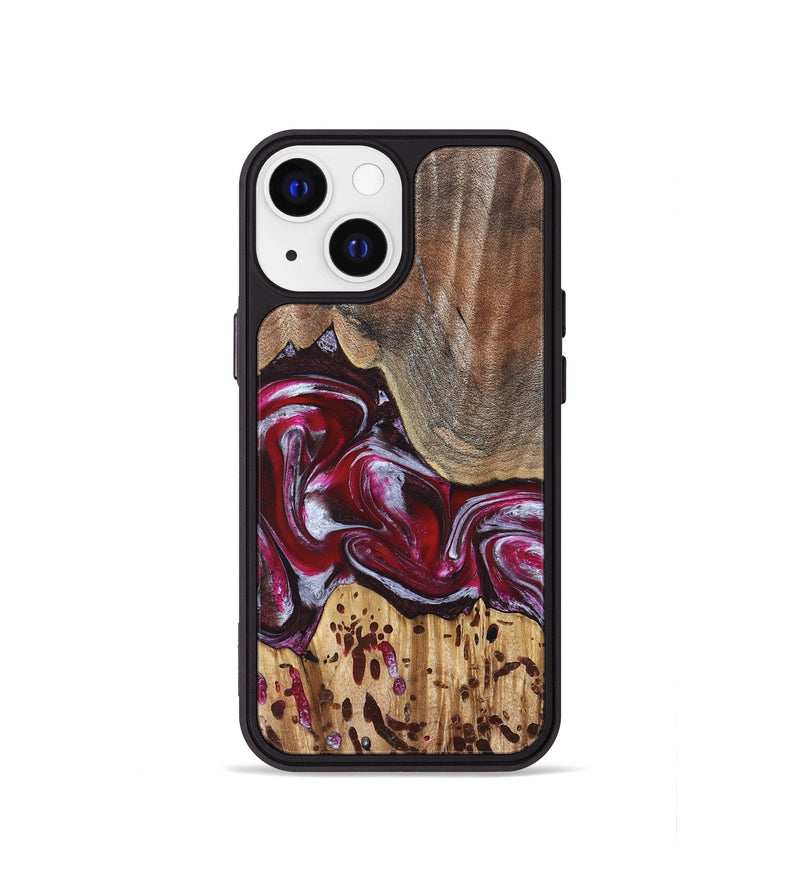 iPhone 13 mini Wood Phone Case - Krysten (Red, 824293)