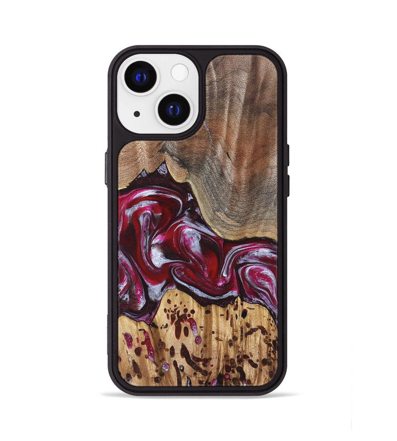 iPhone 13 Wood Phone Case - Krysten (Red, 824293)