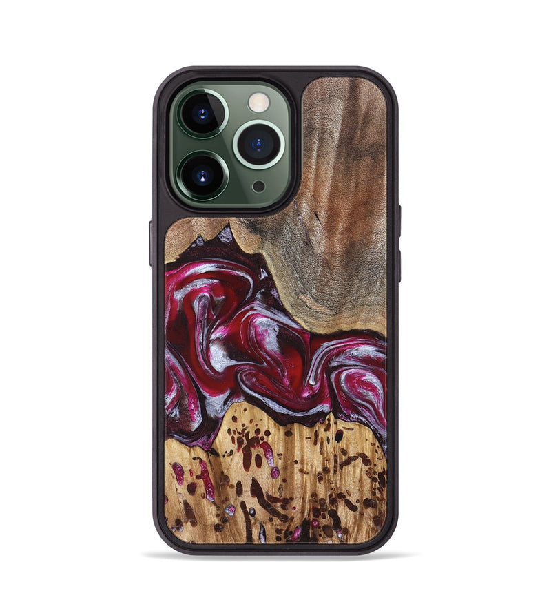 iPhone 13 Pro Wood Phone Case - Krysten (Red, 824293)