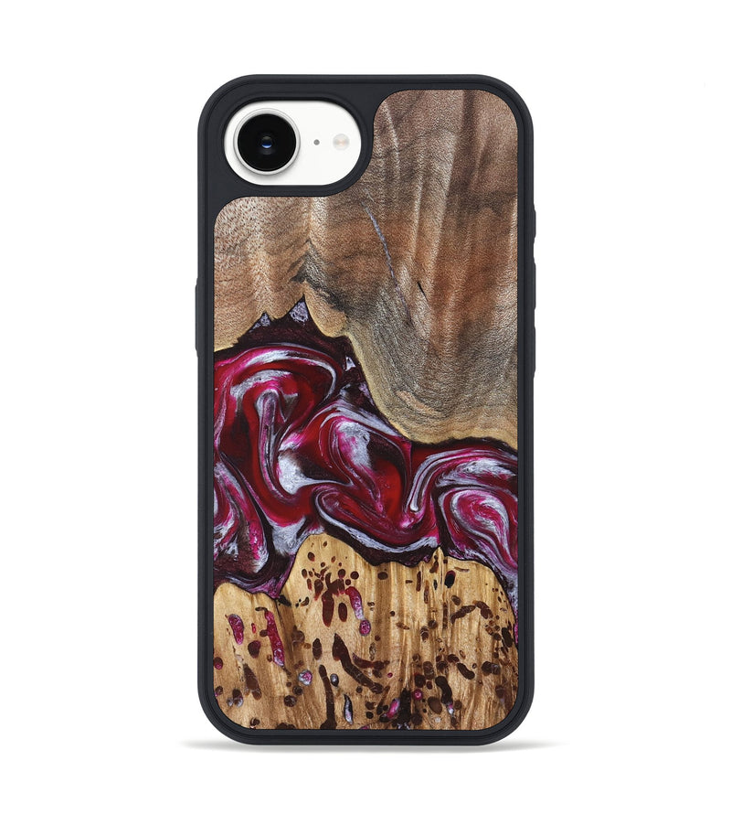 iPhone 16e Wood Phone Case - Krysten (Red, 824293)