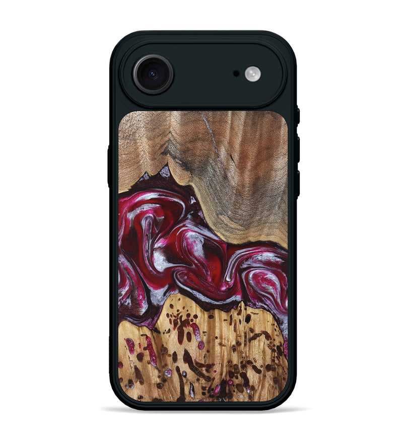 iPhone 17 Air Wood Phone Case - Krysten (Red, 824293)
