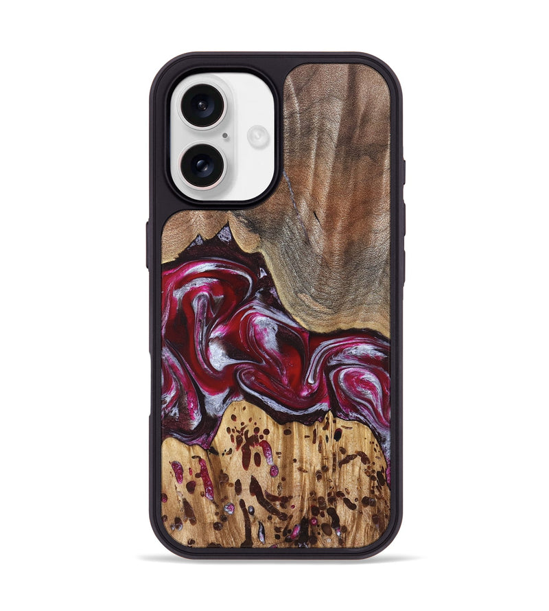 iPhone 17 Wood Phone Case - Krysten (Red, 824293)