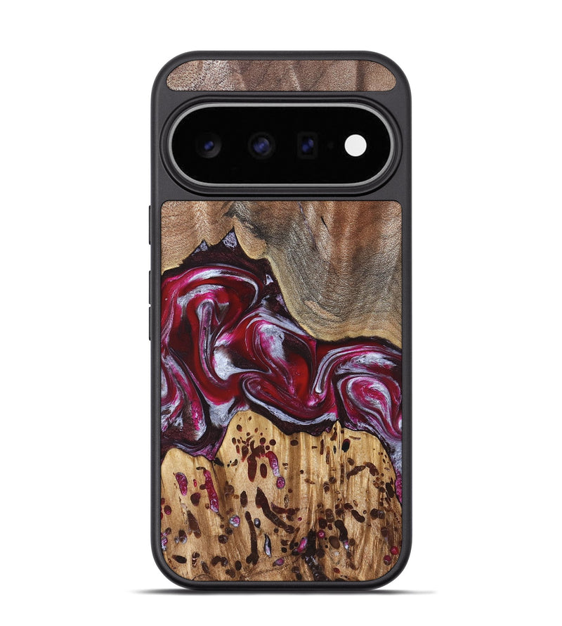 Pixel 11 Pro Wood Phone Case - Krysten (Red, 824293)
