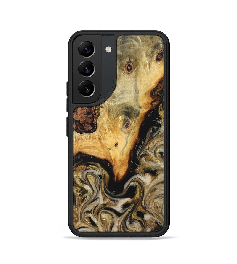 Galaxy S22 Wood Phone Case - Ciera (Black & White, 824299)