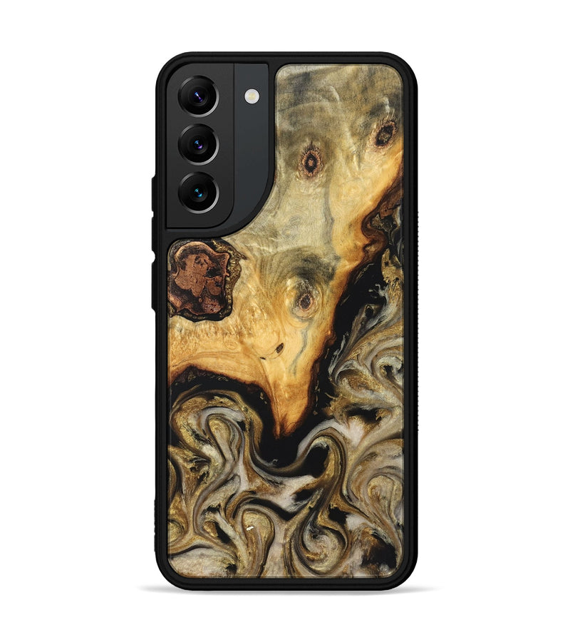 Galaxy S22 Plus Wood Phone Case - Ciera (Black & White, 824299)