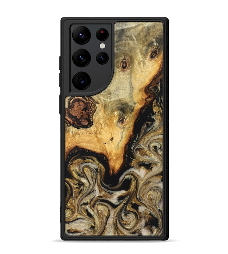 Galaxy S22 Ultra Wood Phone Case - Ciera (Black & White, 824299)