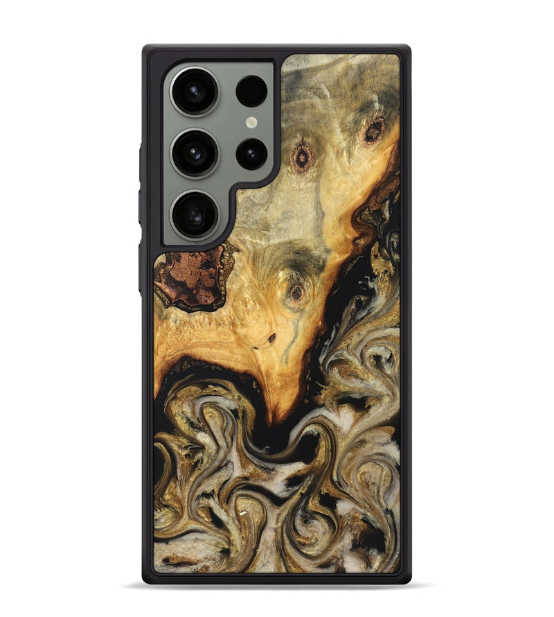 Galaxy S24 Ultra Wood Phone Case - Ciera (Black & White, 824299)